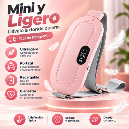 Cinturón térmico Termaluna rosa, mini y ligero